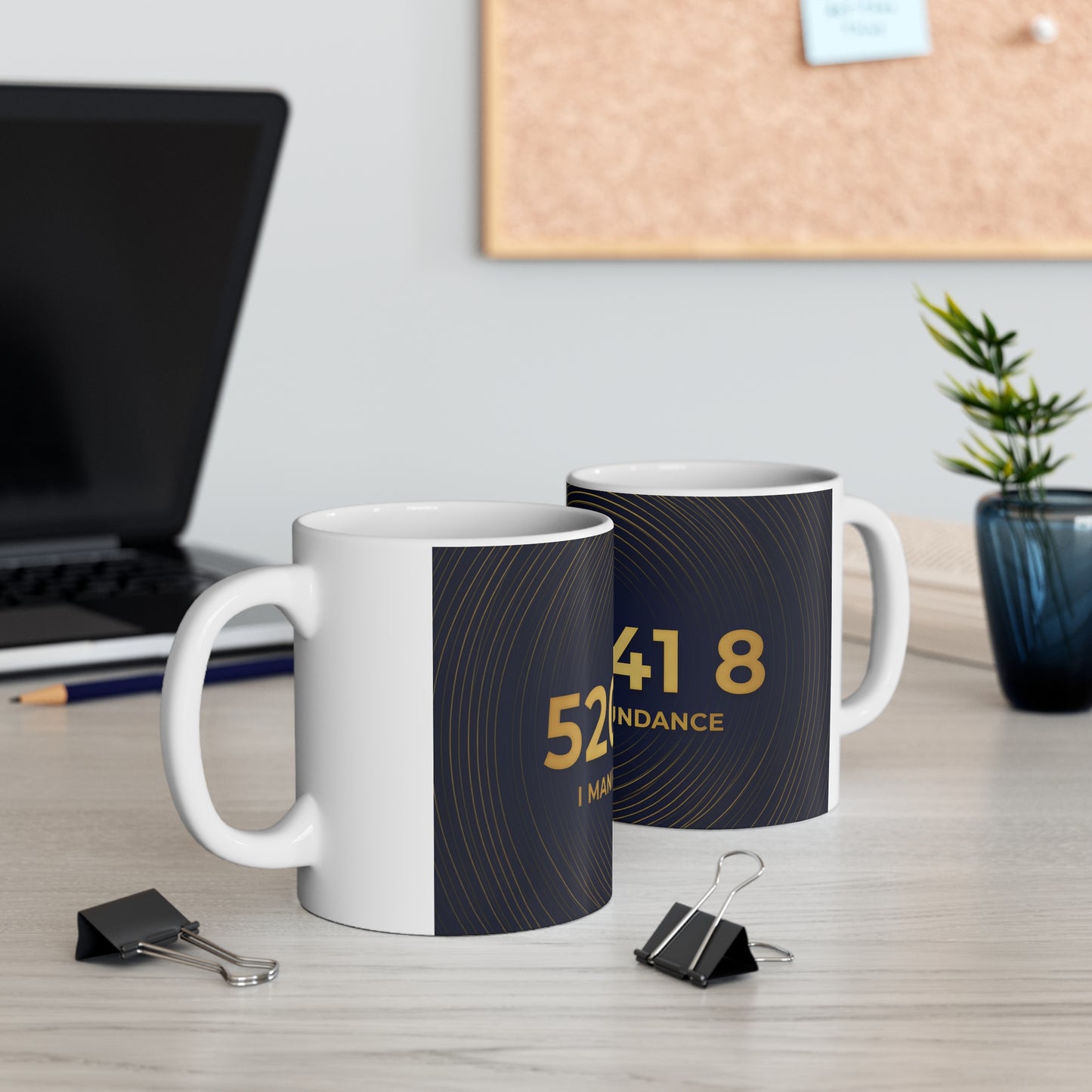 Abundance 520-7418 Coffee Mug — Law of Attraction Affirmation Mug