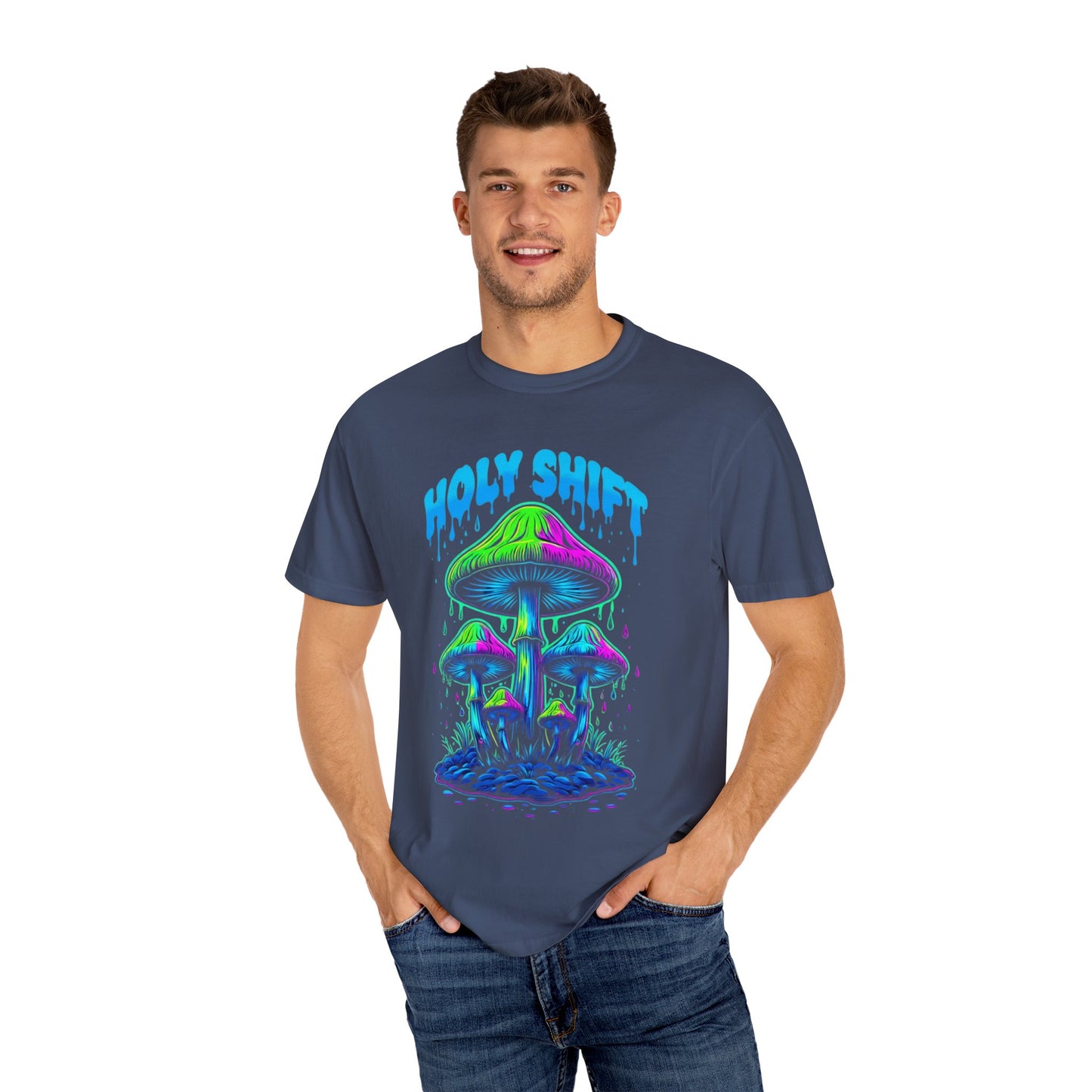 Psychedelic Mushroom T-Shirt - Holy Shift Unisex Tee