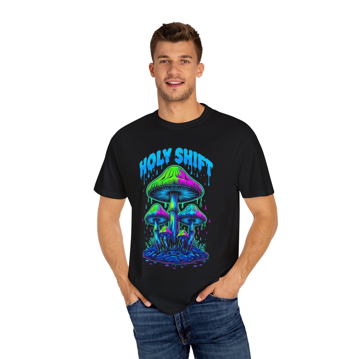 Psychedelic Mushroom T-Shirt - Holy Shift Unisex Tee