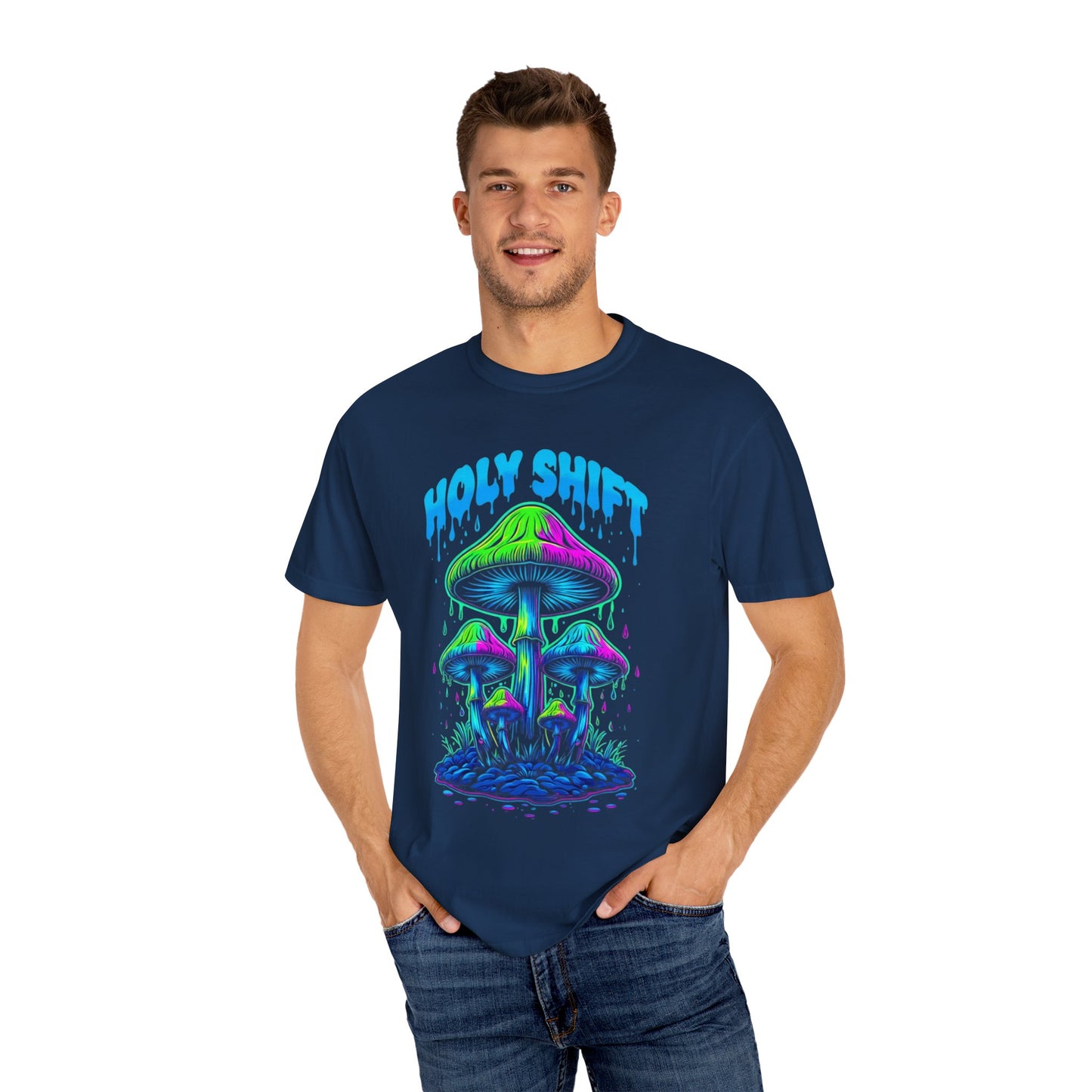 Psychedelic Mushroom T-Shirt - Holy Shift Unisex Tee
