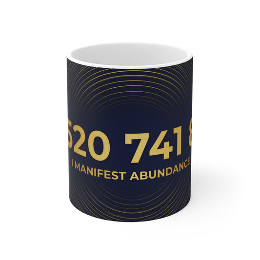 Abundance 520-7418 Coffee Mug — Law of Attraction Affirmation Mug