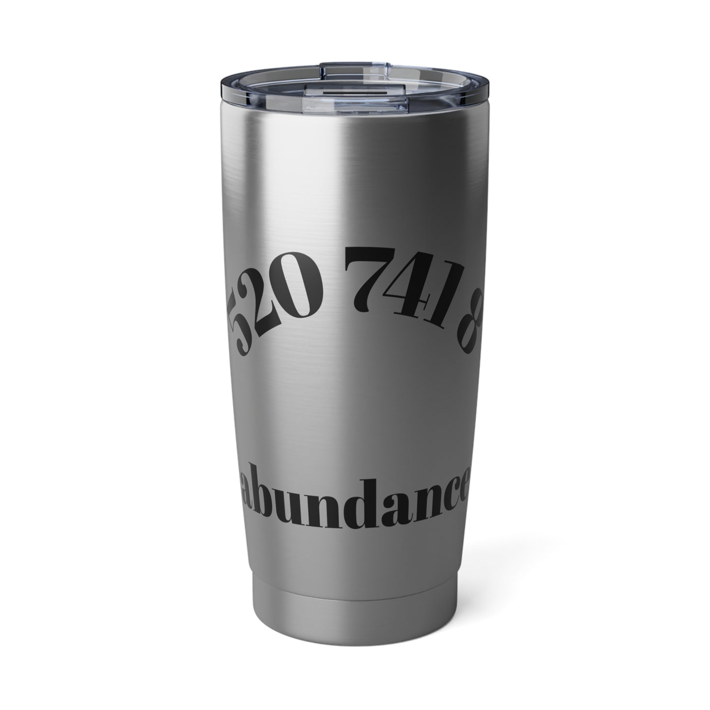 Grabovoi Code 520 741 8 Abundance Tumbler • Manifestation Cup • High Vibe Stainless Steel 20 0z Travel Mug • Law of Attraction Gift
