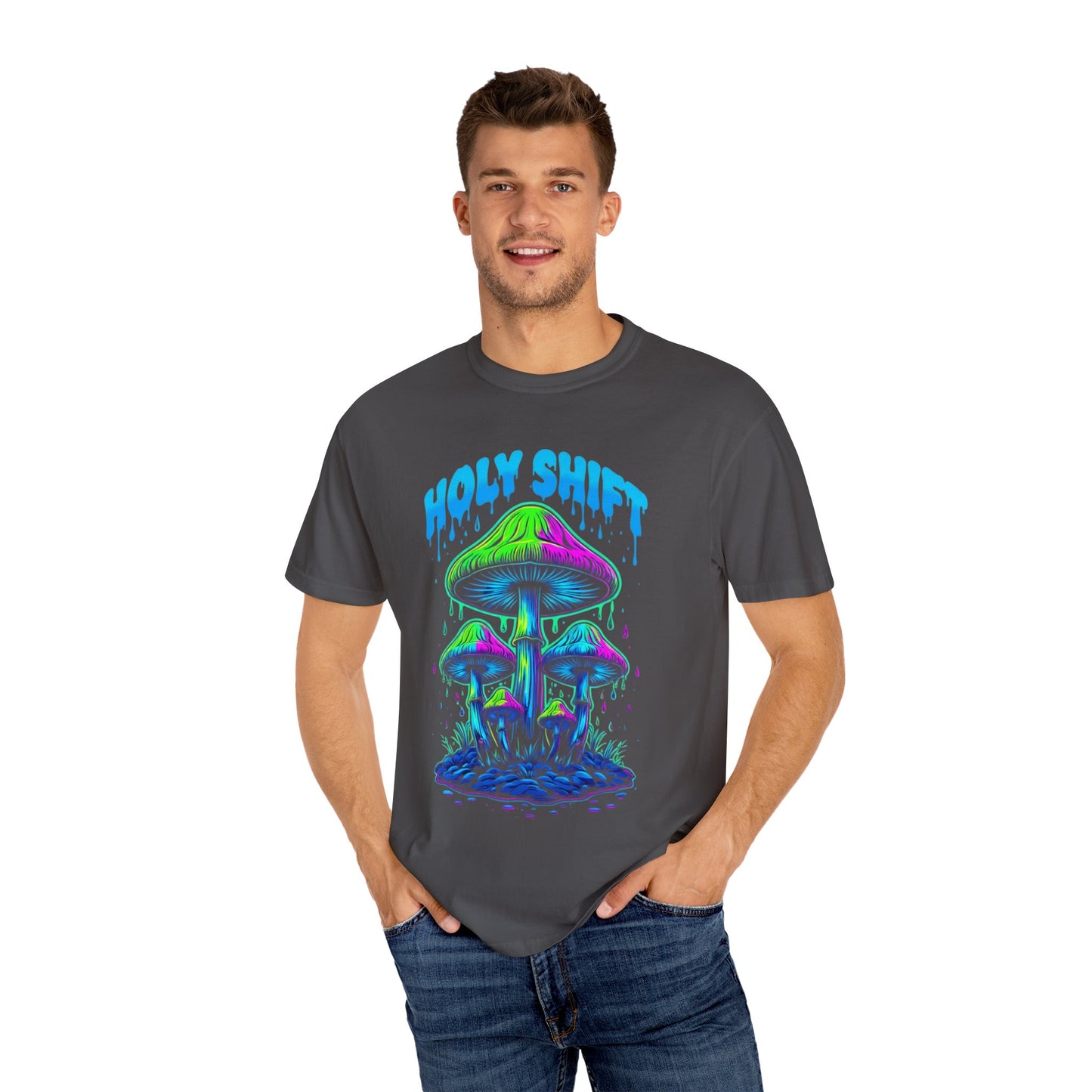 Psychedelic Mushroom T-Shirt - Holy Shift Unisex Tee