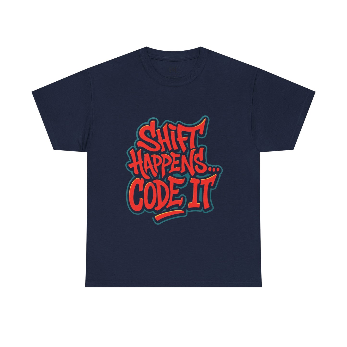 Shift Happens Unisex Heavy Cotton Tee - Coding Humor Shirt