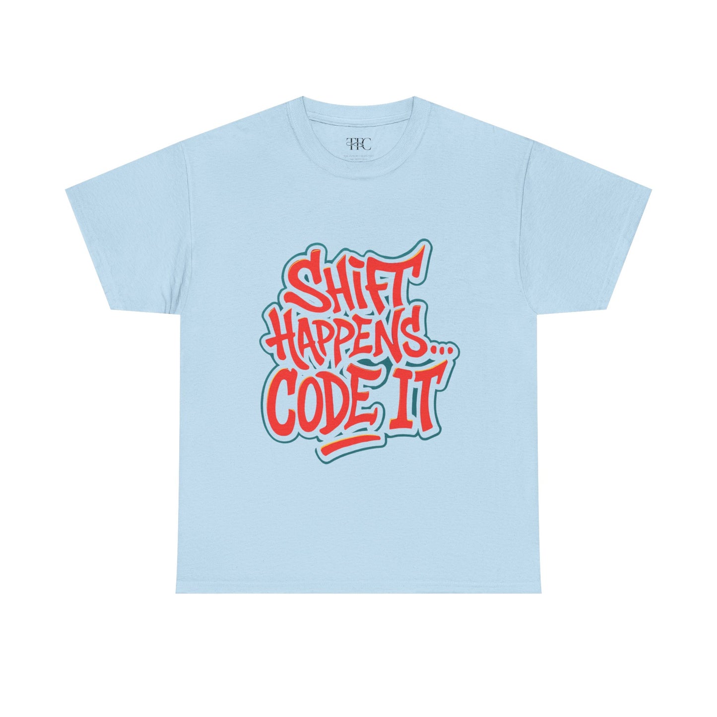 Shift Happens Unisex Heavy Cotton Tee - Coding Humor Shirt